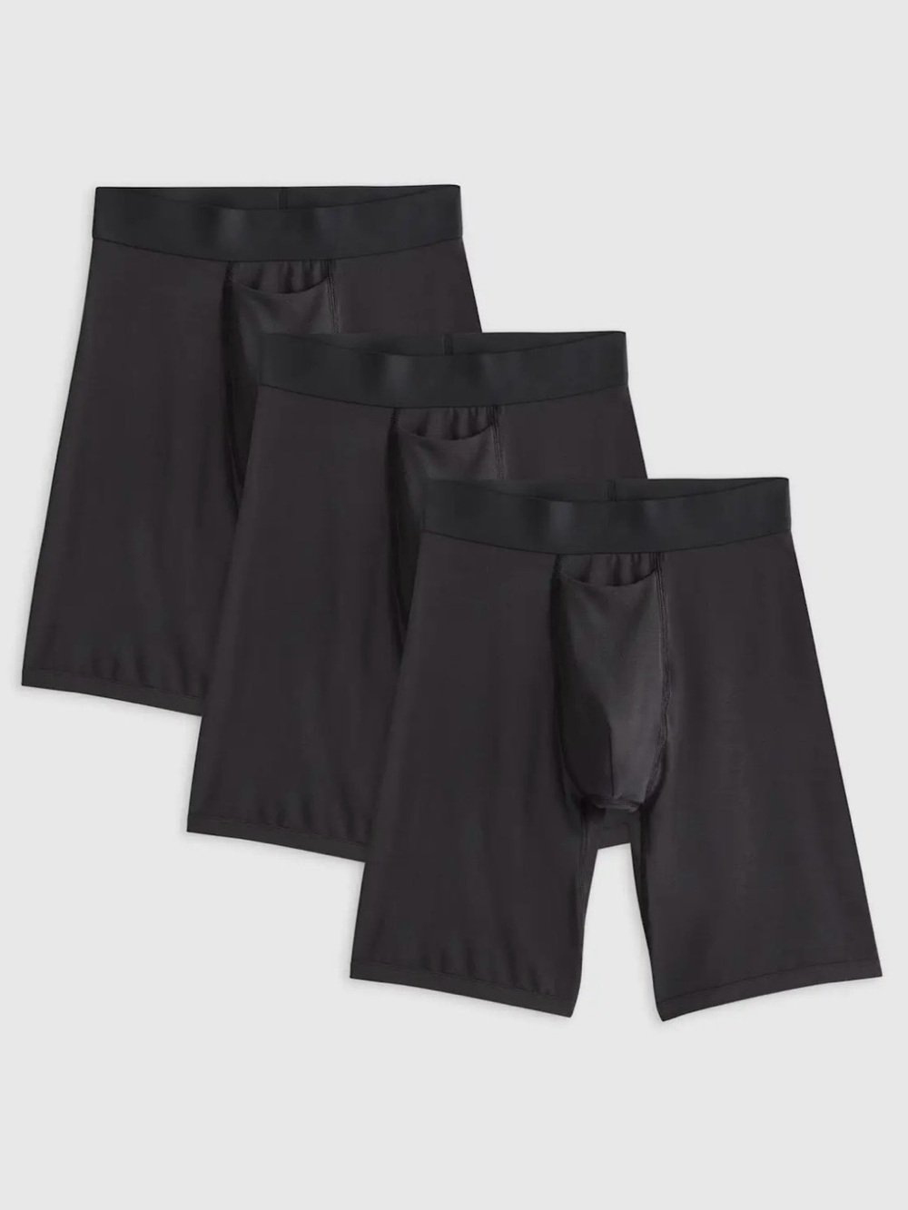 Men's Micromodel Navy Performance Boxer Briefs - 3 Pack